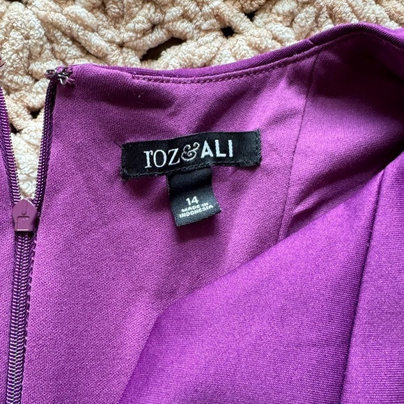 Roz and Ali purple petiet Dress - Picture 3 of 3